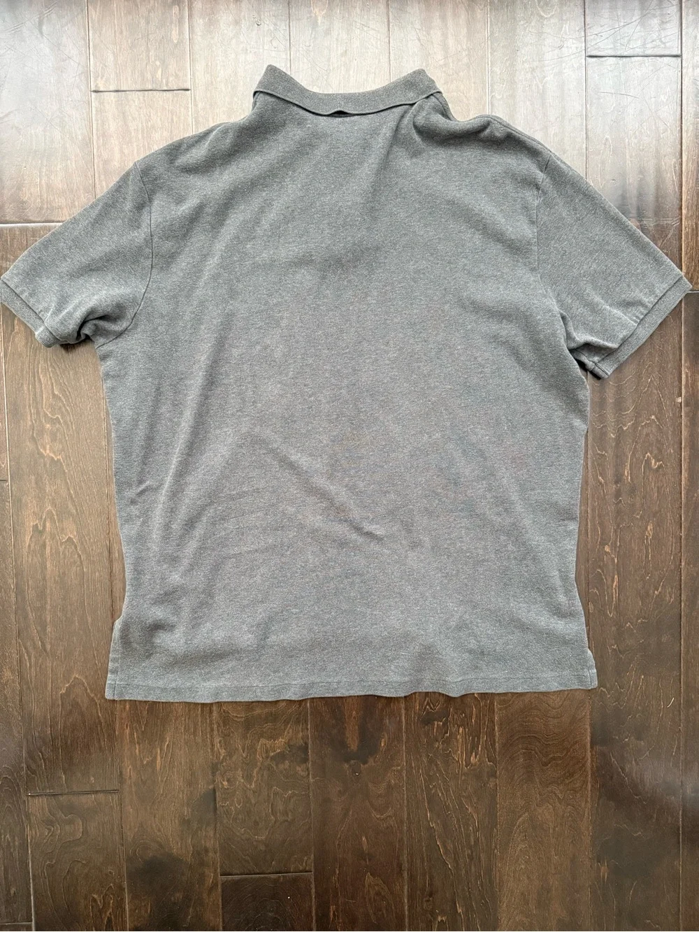Ralph Lauren Men's Heather Gray Polo with Subtle Logo